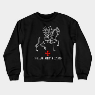 Knights Templar, Christ, Christian Crewneck Sweatshirt